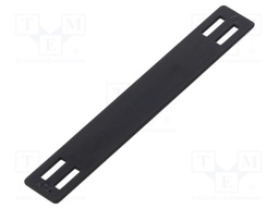 Label; polyamide; black; -40÷85°C; leaded; Label width: 9mm