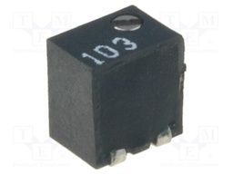 Potentiometer: mounting; vertical,multiturn; 10kΩ; 250mW; SMD