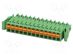 PCB connector, nominal cross section: 1.5 mm?, color: green,