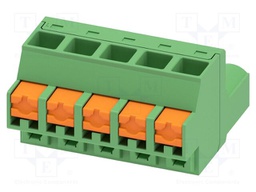 PCB connector, nominal cross section: 2.5 mm?, color: green,