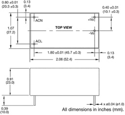 Power supply: switched-mode; 20W; 9VDC; 2.22A; OUT: 1; 60g; -25÷70°C