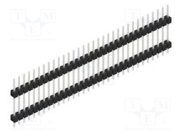 Connector: pin strips; pin header; male; PIN: 32; 2.54mm; THT; 1x32