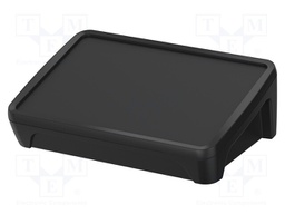 Enclosure: desktop; BoPad; X: 215mm; Y: 150mm; Z: 75.7mm; ABS; black