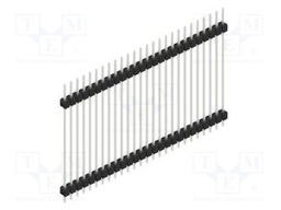 Connector: pin strips; pin header; male; PIN: 26; 2.54mm; THT; 1x26