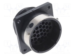 Connector: circular; socket; TRA; 13A; PIN: 35; IP65; straight; black