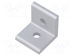 Angle bracket; for profiles; W: 30mm; H: 30mm; L: 30mm; aluminium