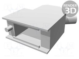 Enclosure: for D-Sub connectors; D-Sub 9pin,D-Sub HD 15pin