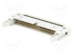 Plug; IDC; male; PIN: 40; IDC; for ribbon cable; 1.27mm; gold-plated