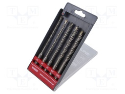 Drill set; for concrete; concrete,brick type materials