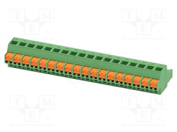 PCB connector, nominal cross section: 2.5 mm2, color: green,