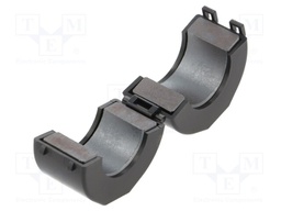 Core: ferrite; on round cable; Core mat: Ni-Zn ferromagnetic