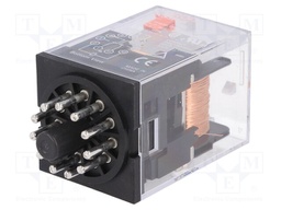 Relay: electromagnetic; 3PDT; Ucoil: 24VAC; 10A/250VAC; 10A/30VDC