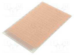 Board: universal; single sided,prototyping; W: 100mm; L: 160mm