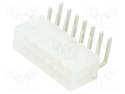 MiniFit Jr RA DR /Pegs Tin V-2 14Ckt