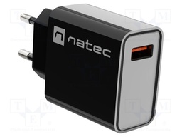 Power supply: switching; plug-in; 5÷12VDC; 3A; 18W; 83x43x27mm