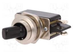 Switch: toggle; Pos: 2; SPST; OFF-ON; 2A/250VAC; Toggle: flat