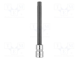 Socket; hex key,socket spanner; HEX 6mm; 1/4"; long