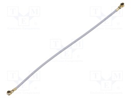 Cable: coaxial; U.FL,both sides; female; angled 90°; female; 0.1m
