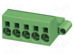 PCB connector, nominal cross section: 16 mm?, color: green,
