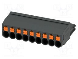 PCB connector, nominal cross section: 4 mm2, color: black, n