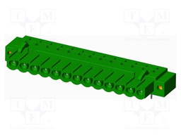 Connector: pluggable terminal block; socket; female; angled 90°