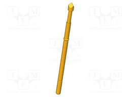 Test needle; Operational spring compression: 4mm; 5A; Ø: 2mm; 0.6N