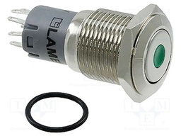 Switch: vandal resistant; Pos: 2; DPDT; 2A/48VDC; IP40; ON-(ON)