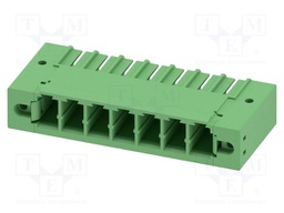 PCB headers, nominal cross section: 6 mm?, color: green, nom