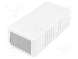 Enclosure: with panel; X: 60mm; Y: 120mm; Z: 40mm; ABS; light grey