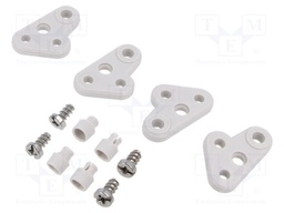 Set of clips; grey; Series: EURONORD; 4pcs.