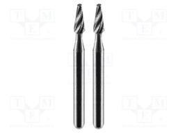 Fast cutting mill; Ø: 1.4mm; Ø: 3.2mm; high speed steel