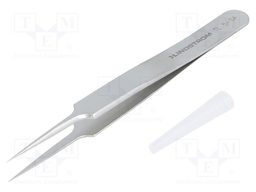 Tweezers; 110mm; for precision works; Blades: straight,narrowed