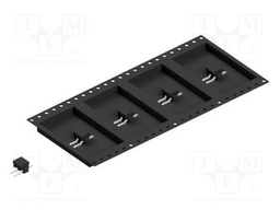 Connector: pin strips; pin header; male; PIN: 2; 2.54mm; SMT; 1x2