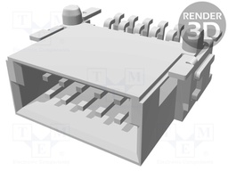 Connector: PCB to PCB; male; PIN: 10; 1.27mm; Series: har-flex; 2.3A