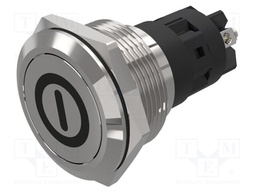 Switch: vandal resistant; Pos: 2; SPDT; 3A/240VAC; 3A/240VDC; Ø22mm