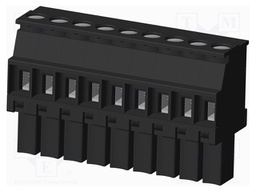 Connector: pluggable terminal block; plug; female; angled 90°