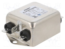 Filter: anti-interference; 300VAC; 1A; Leads: FASTON connectors