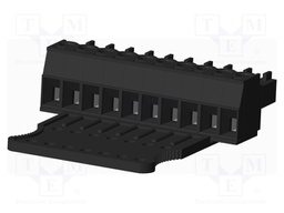 Connector: pluggable terminal block; plug; female; straight; 300V