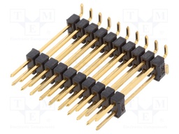 Pin header; pin strips; male; PIN: 20; straight; 2.54mm; THT; 2x10