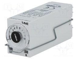 Timer; 0,1s÷100h; 4PDT; 250VAC/6A; 230VAC; DIN,socket,on panel