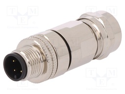 Plug; M12; PIN: 4; male; A code-DeviceNet / CANopen; for cable