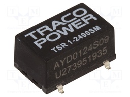Converter: DC/DC; Uin: 12÷36V; 9VDC; Iout: 1A; SMD; 15.2x9.3x7.6mm