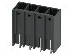 PCB headers, nominal cross section: 6 mm?, color: black, nom