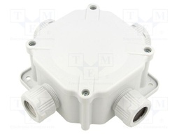 Enclosure: junction box; X: 144mm; Y: 98mm; Z: 144mm; wall mount
