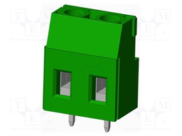 Connector: PCB terminal block; terminal; Plating: tinned; on PCBs