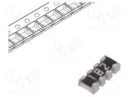 Resistor network: Y; 1.8kΩ; SMD; 0804; No.of resistors: 4; 63mW; ±5%