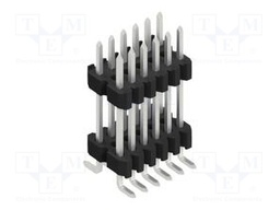 Connector: pin strips; pin header; male; PIN: 12; 1.27mm; SMT; 2x6