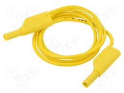 Test lead; 32A; banana plug with axial socket 4mm,both sides