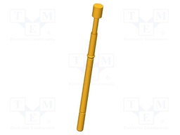 Test needle; Operational spring compression: 4mm; 8A; Ø: 2.5mm