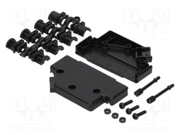 Enclosure: for D-Sub connectors; D-Sub 37pin,D-Sub HD 62pin